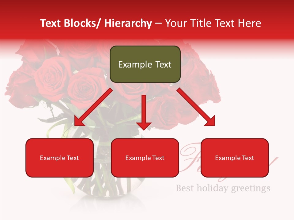 Festive Floral Posy PowerPoint Template
