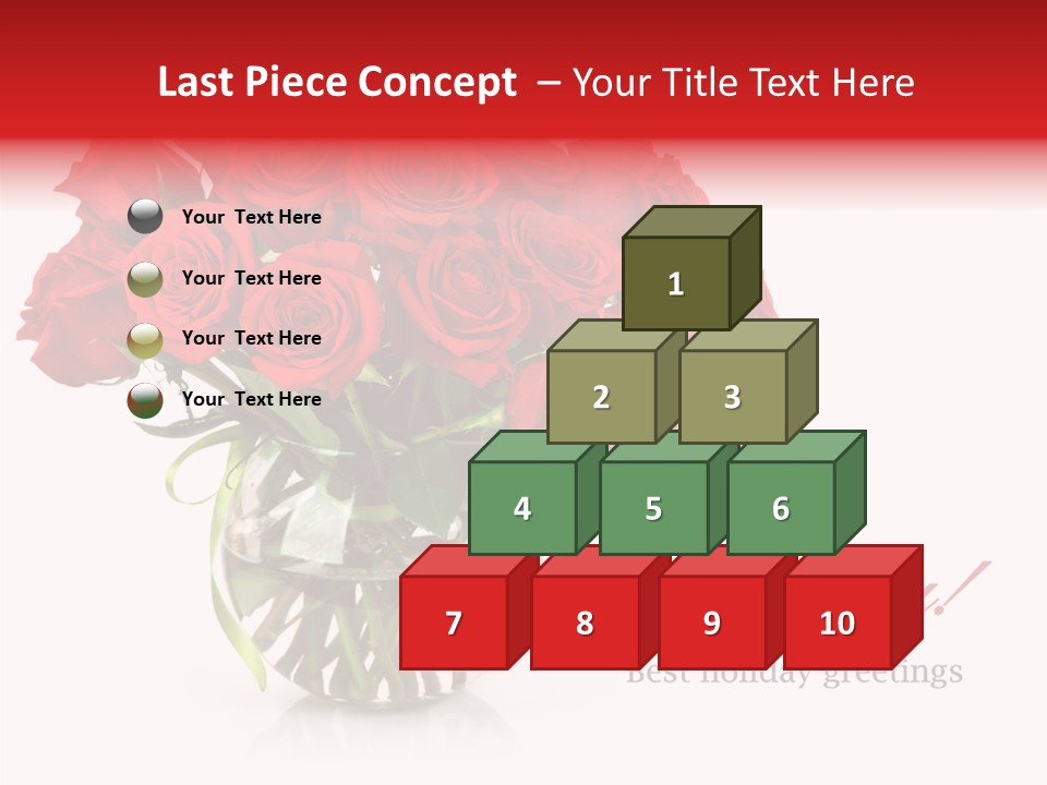 Festive Floral Posy PowerPoint Template
