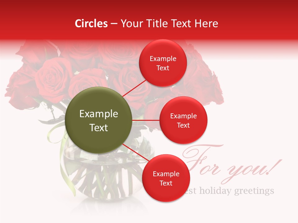 Festive Floral Posy PowerPoint Template