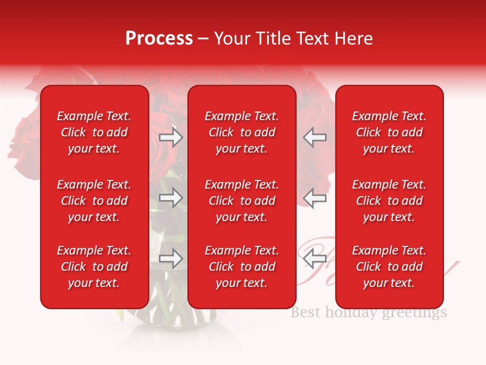 Festive Floral Posy PowerPoint Template