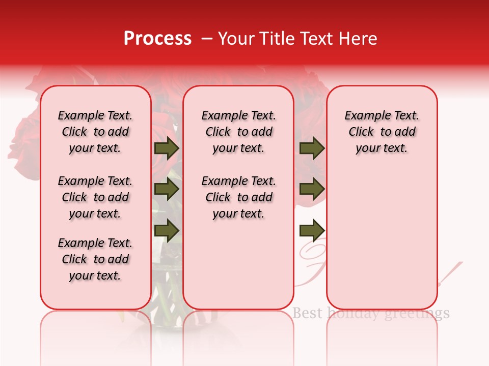 Festive Floral Posy PowerPoint Template
