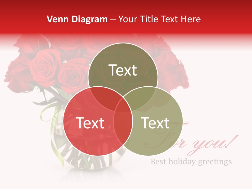Festive Floral Posy PowerPoint Template