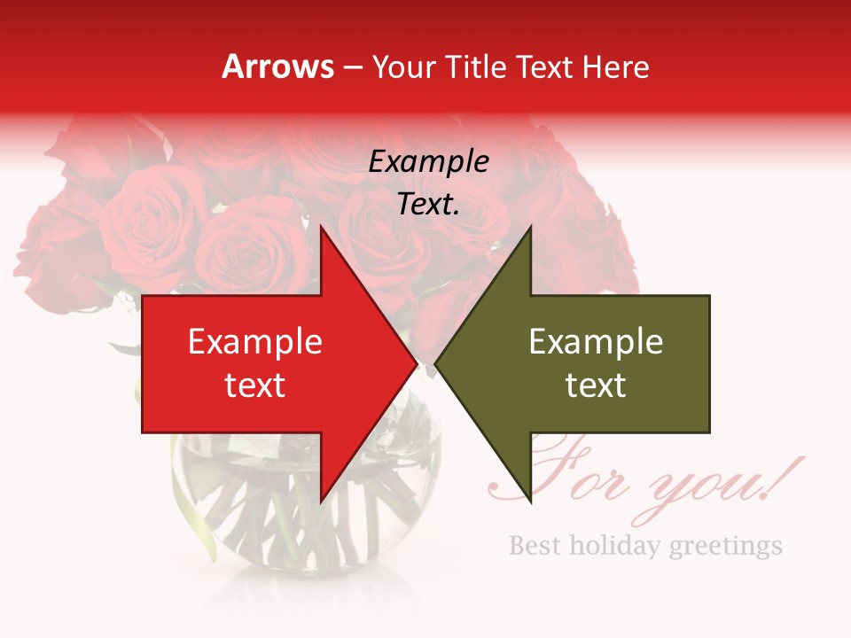 Festive Floral Posy PowerPoint Template