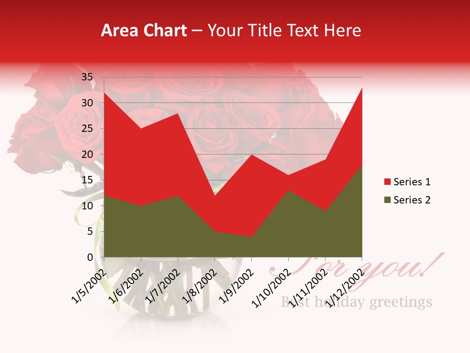 Festive Floral Posy PowerPoint Template