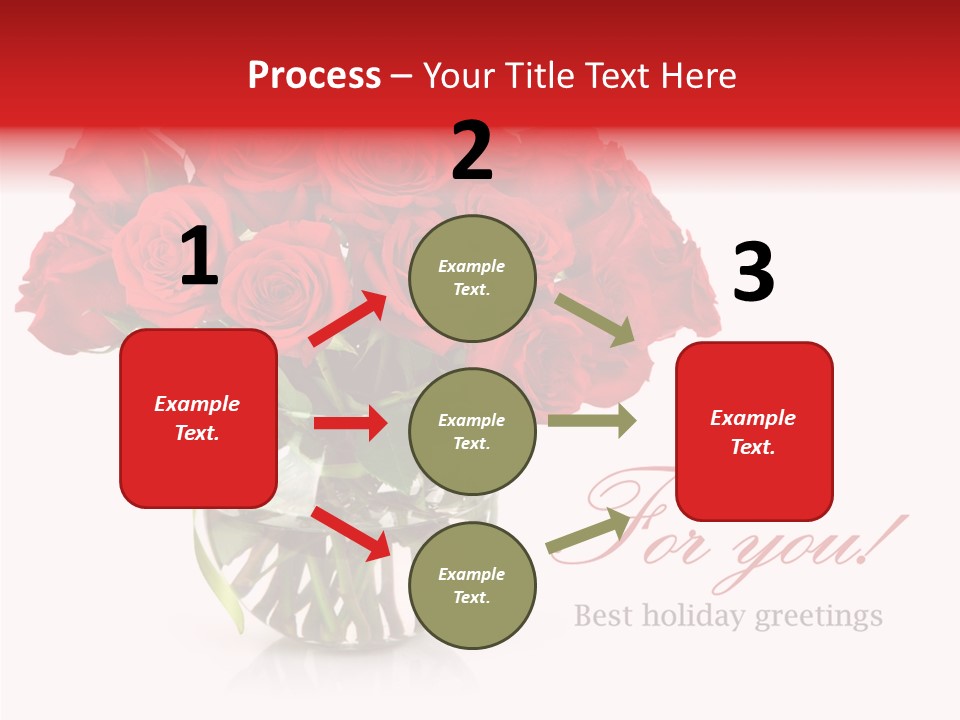Festive Floral Posy PowerPoint Template
