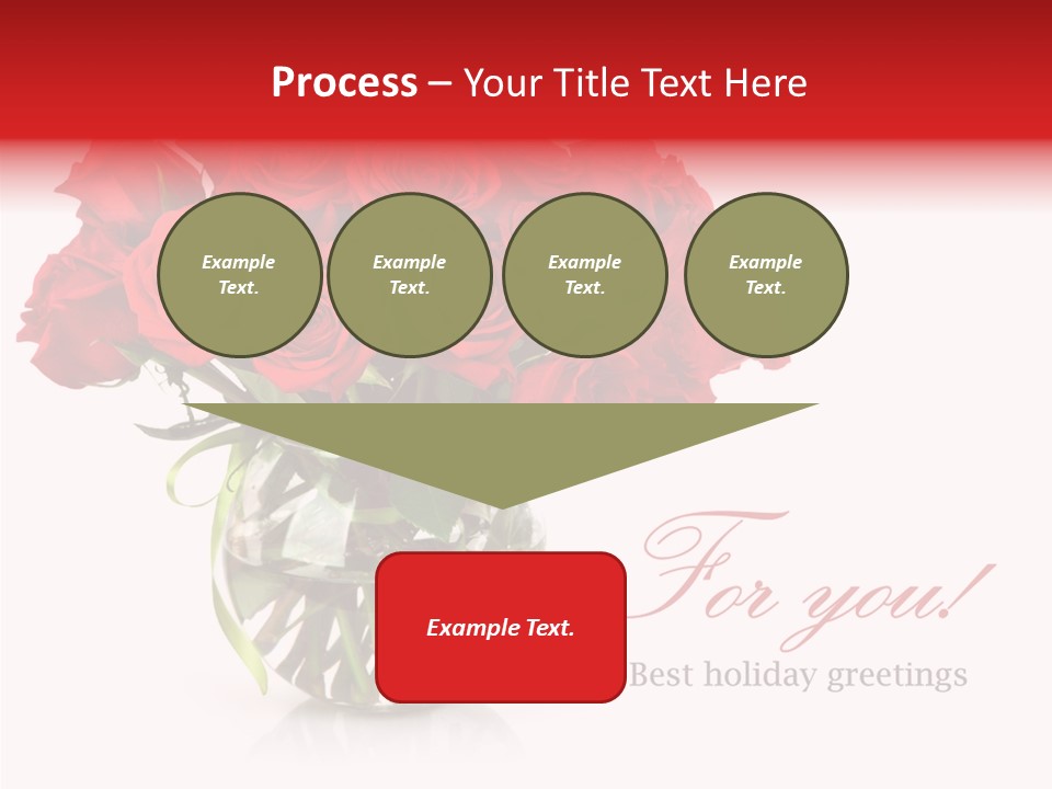 Festive Floral Posy PowerPoint Template