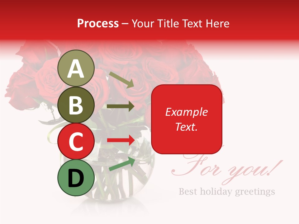 Festive Floral Posy PowerPoint Template