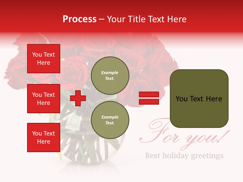 Festive Floral Posy PowerPoint Template