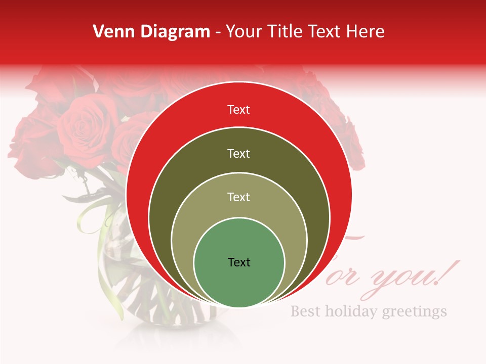 Festive Floral Posy PowerPoint Template