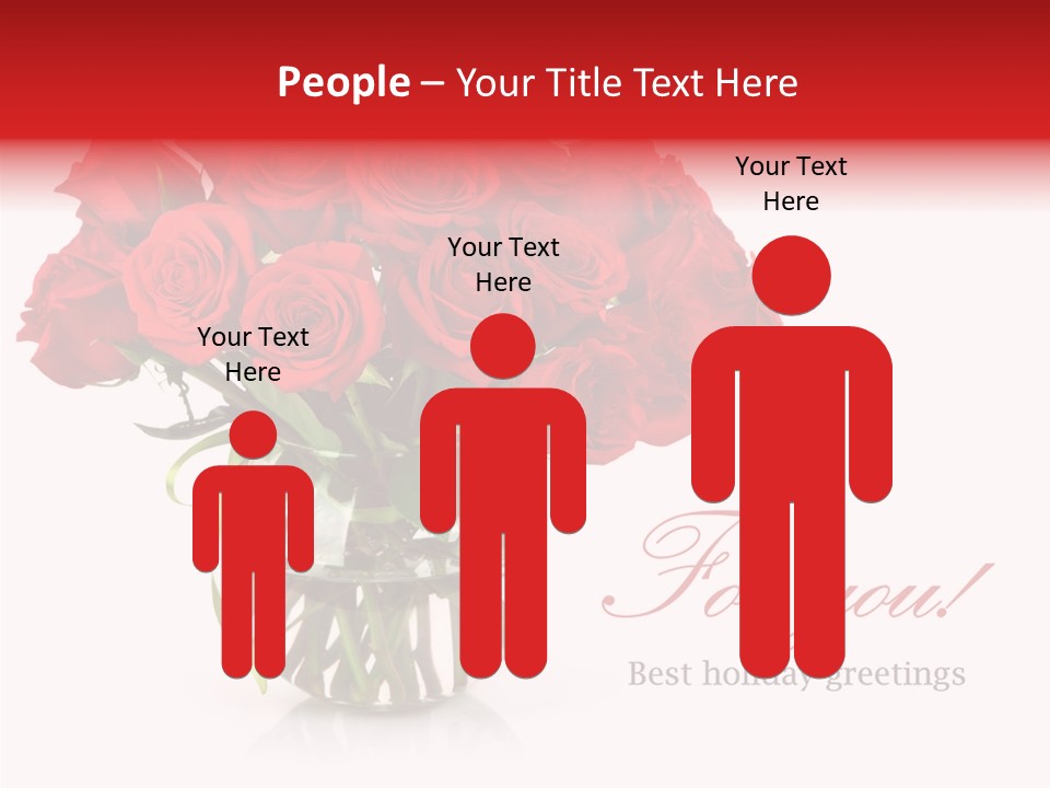 Festive Floral Posy PowerPoint Template