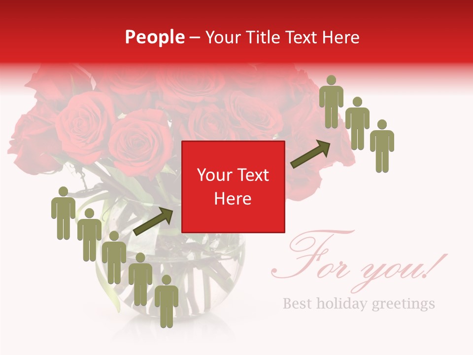 Festive Floral Posy PowerPoint Template