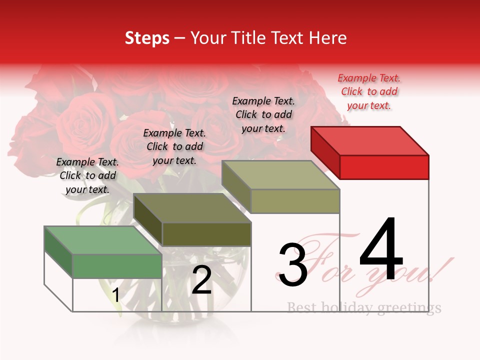 Festive Floral Posy PowerPoint Template