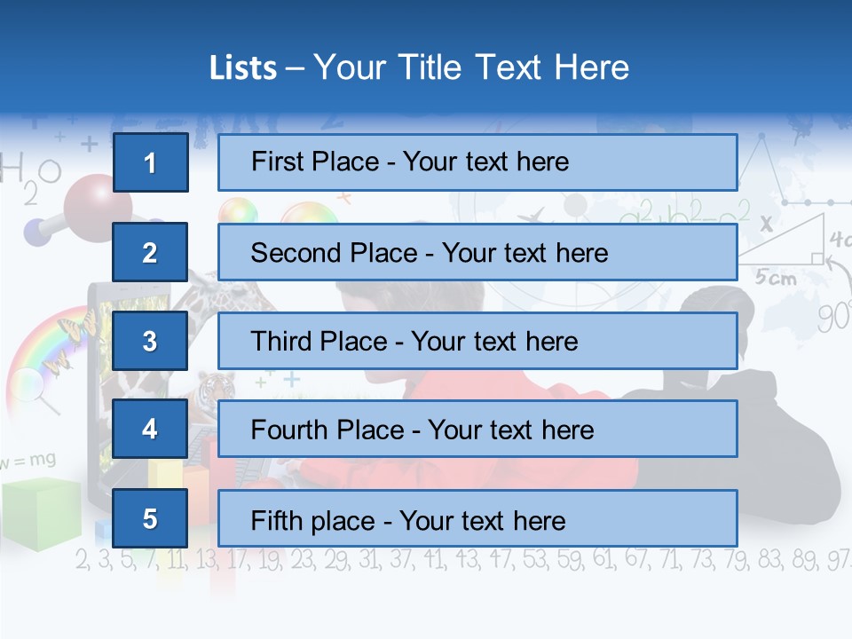Floral Bud White PowerPoint Template