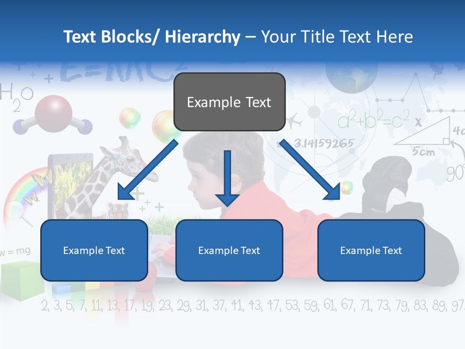 Floral Bud White PowerPoint Template
