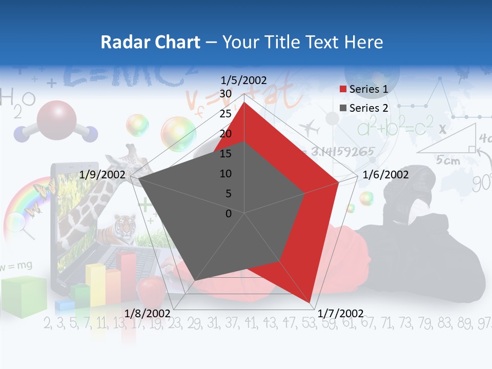 Floral Bud White PowerPoint Template
