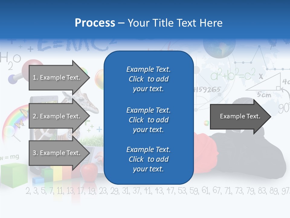Floral Bud White PowerPoint Template
