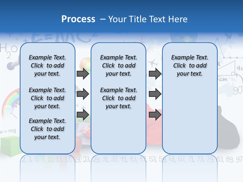 Floral Bud White PowerPoint Template
