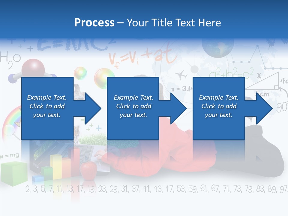 Floral Bud White PowerPoint Template