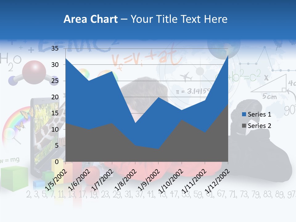 Floral Bud White PowerPoint Template