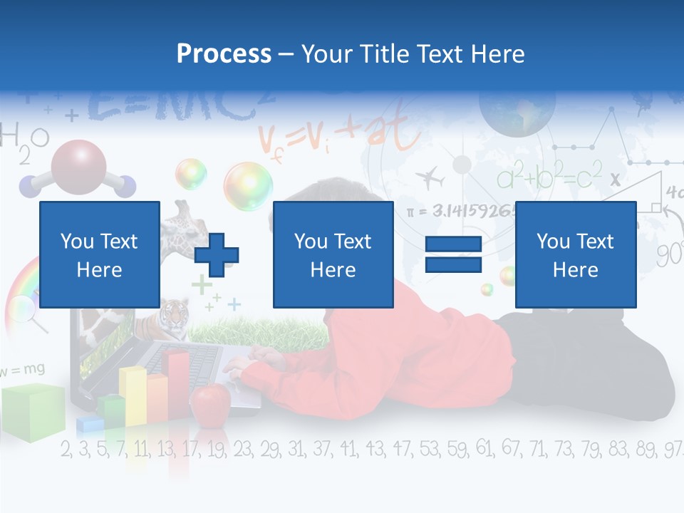 Floral Bud White PowerPoint Template