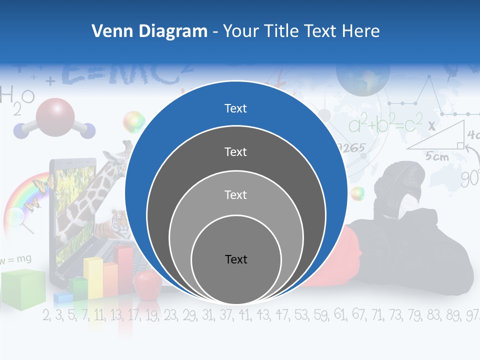 Floral Bud White PowerPoint Template