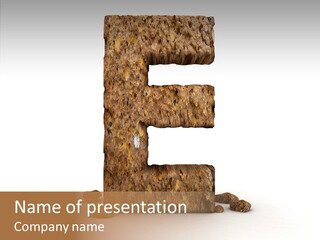 Alphabet Typography Read PowerPoint Template