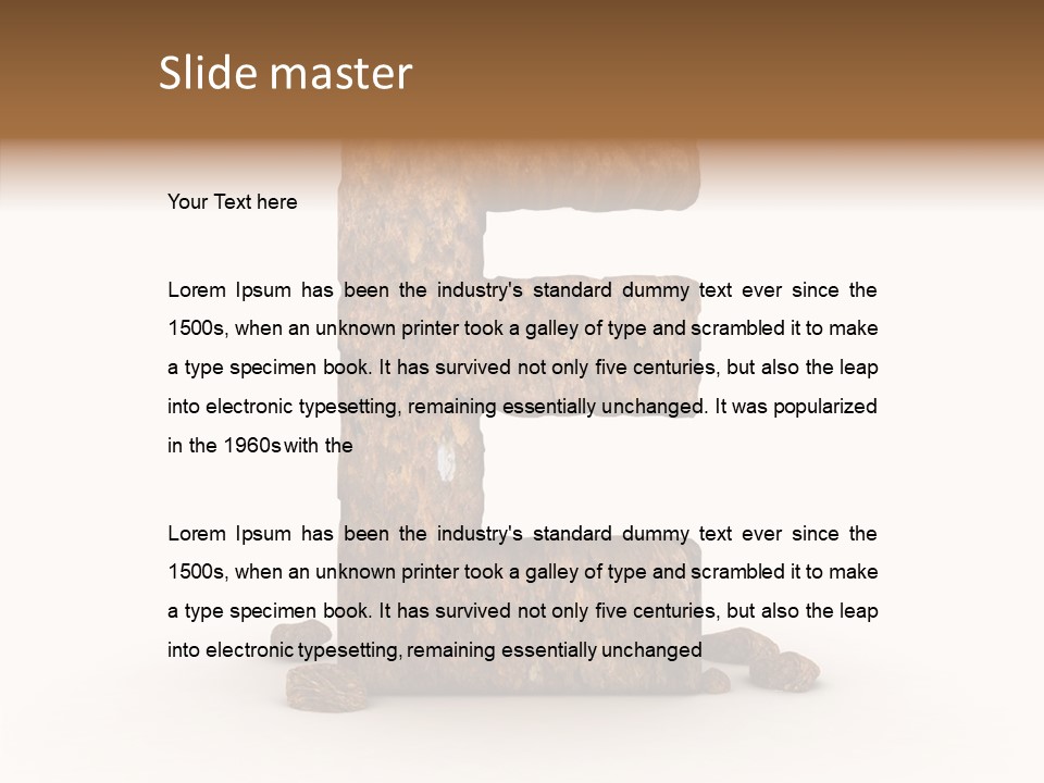 Alphabet Typography Read PowerPoint Template