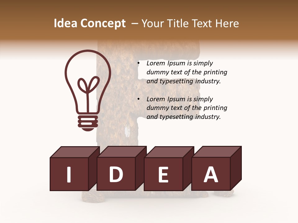 Alphabet Typography Read PowerPoint Template