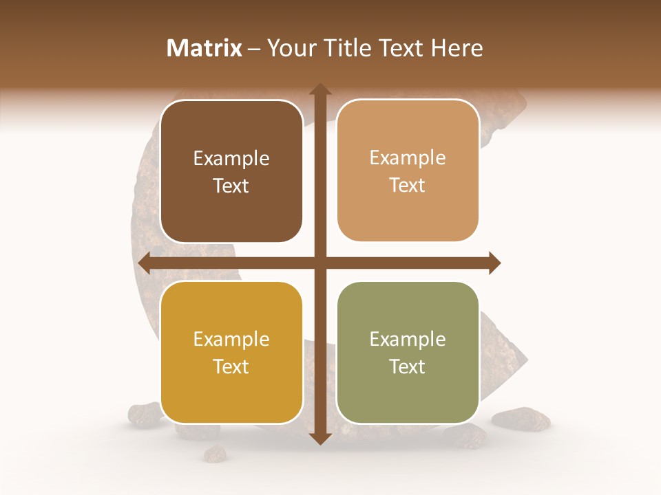 Texture Calligraphy Case PowerPoint Template