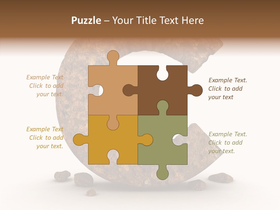 Texture Calligraphy Case PowerPoint Template