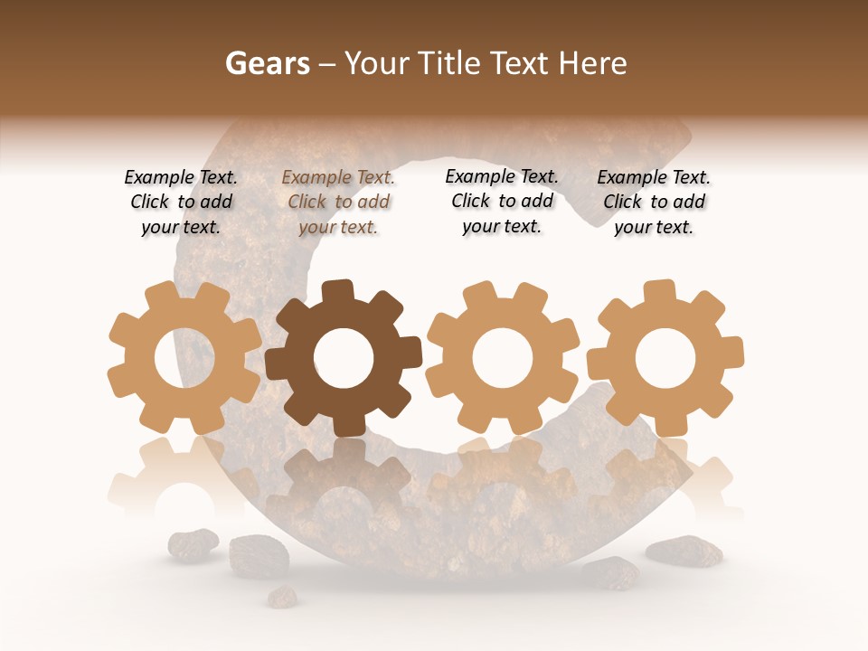 Texture Calligraphy Case PowerPoint Template