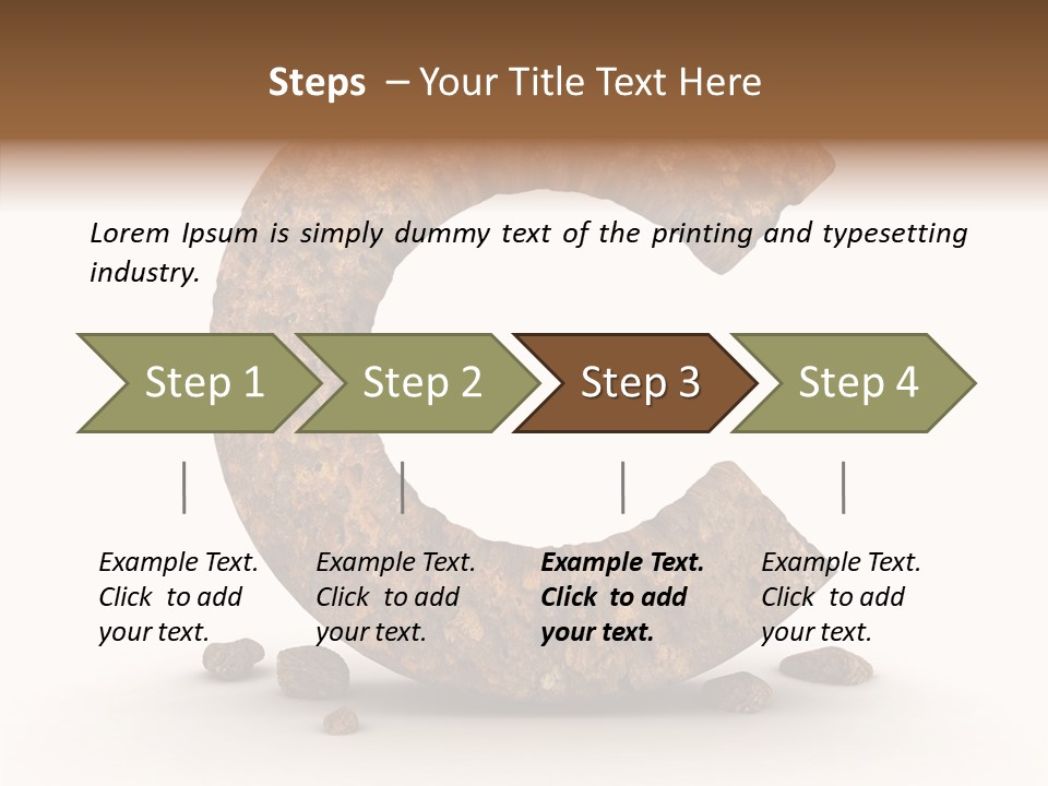 Texture Calligraphy Case PowerPoint Template