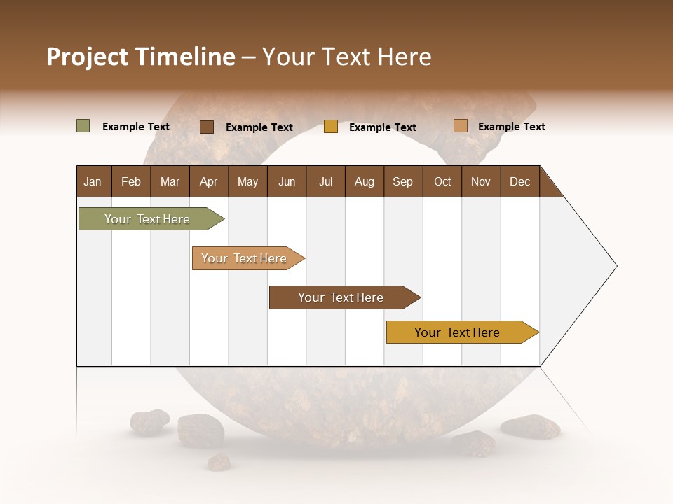 Texture Calligraphy Case PowerPoint Template