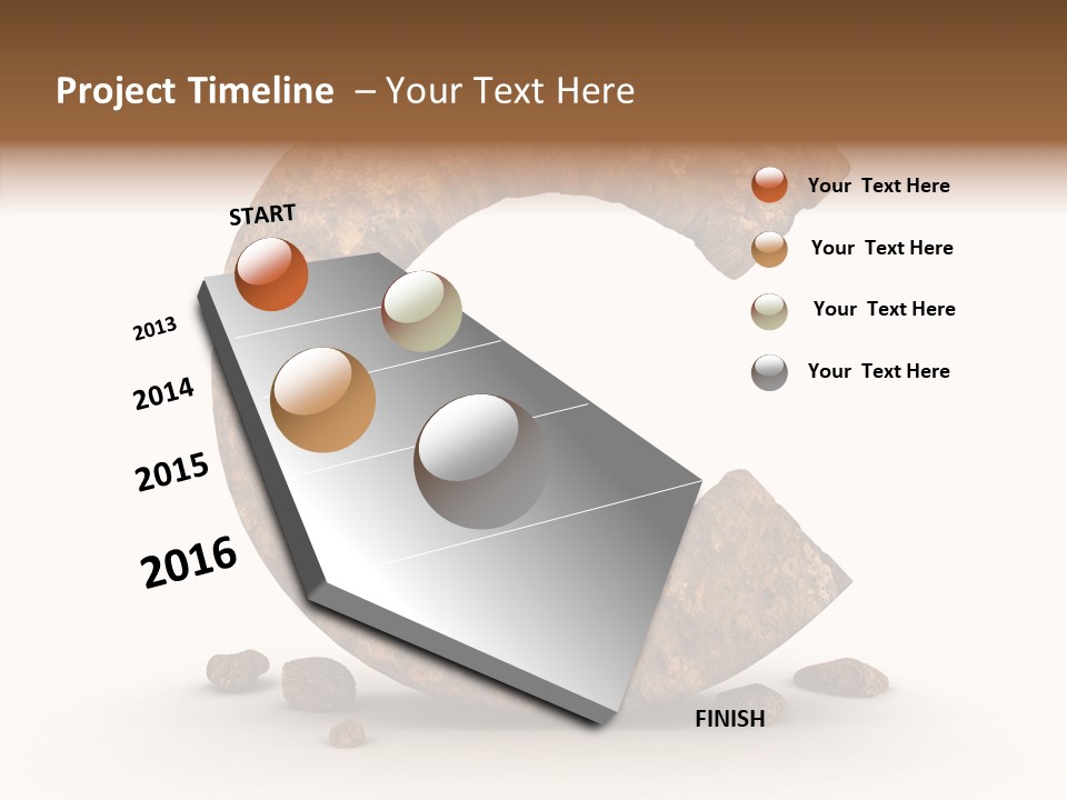 Texture Calligraphy Case PowerPoint Template