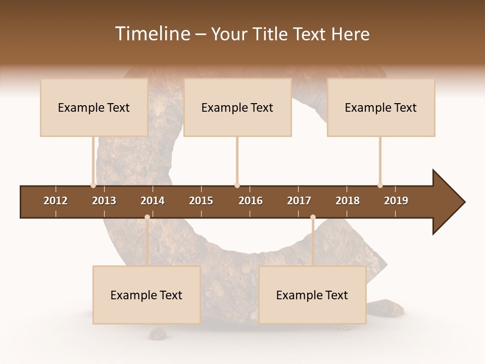 Texture Calligraphy Case PowerPoint Template