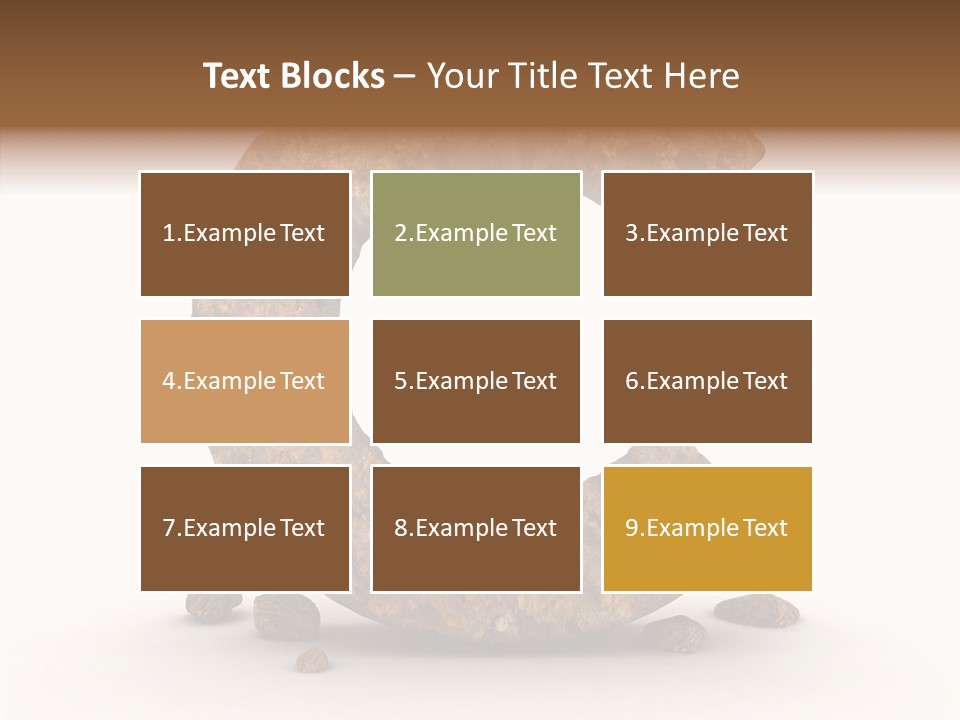 Texture Calligraphy Case PowerPoint Template