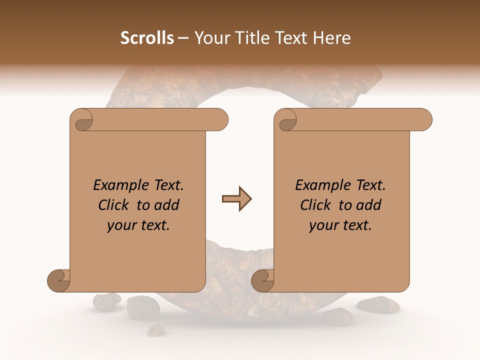 Texture Calligraphy Case PowerPoint Template