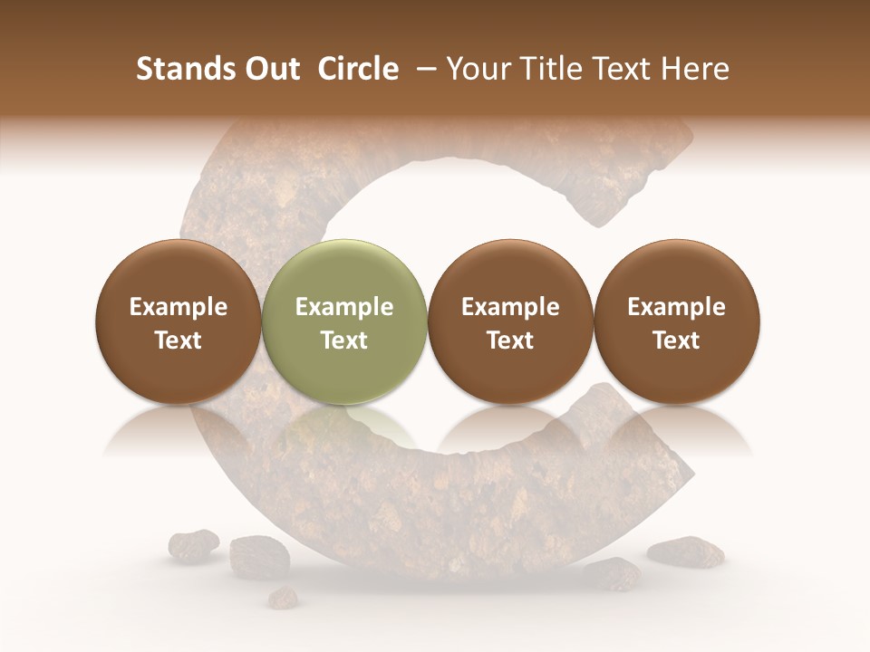 Texture Calligraphy Case PowerPoint Template