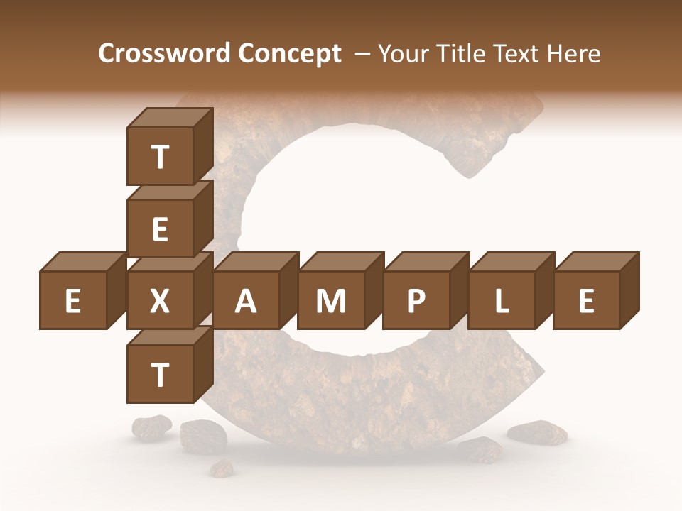 Texture Calligraphy Case PowerPoint Template