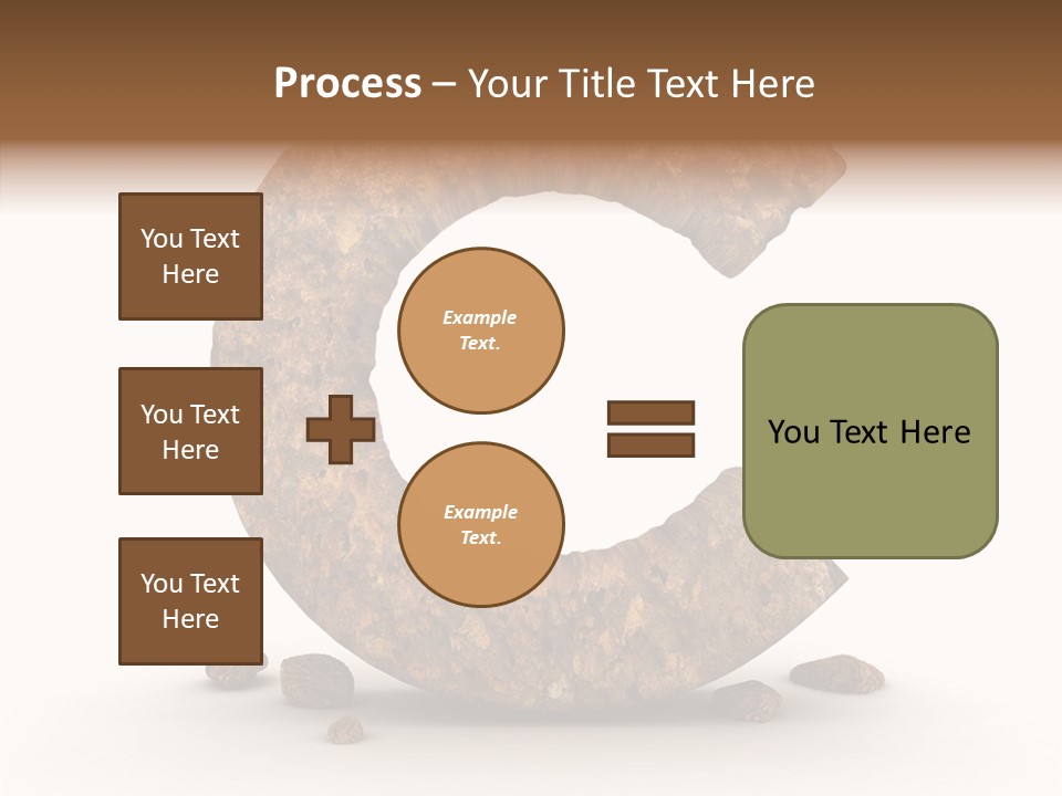 Texture Calligraphy Case PowerPoint Template