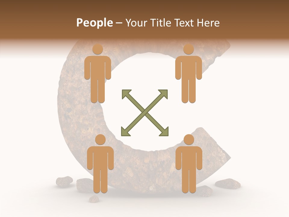 Texture Calligraphy Case PowerPoint Template