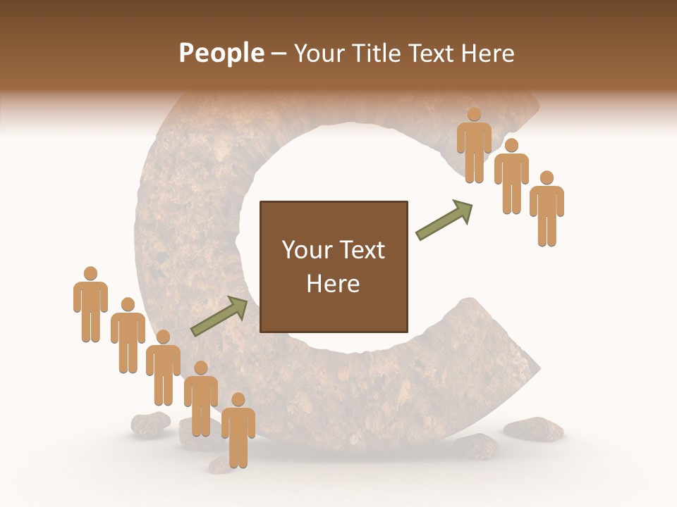 Texture Calligraphy Case PowerPoint Template