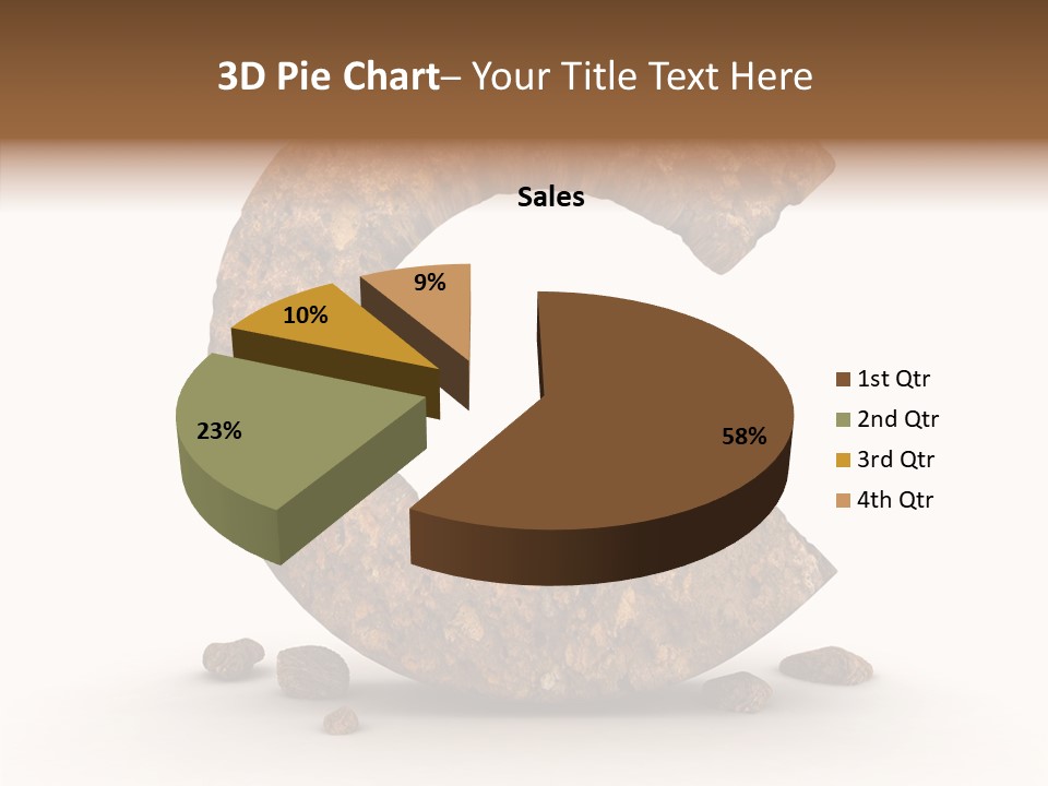 Texture Calligraphy Case PowerPoint Template