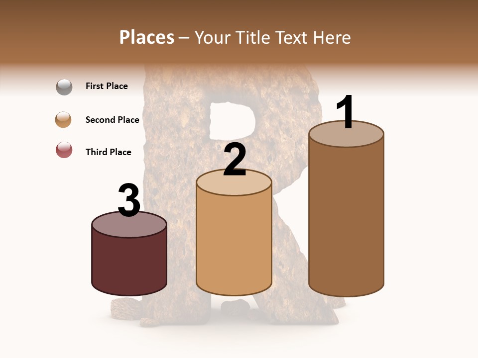 Calligraphy Sketch Mountain PowerPoint Template