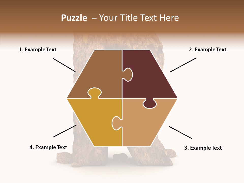 Calligraphy Sketch Mountain PowerPoint Template