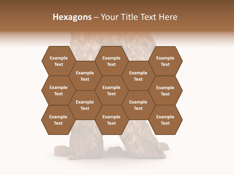 Calligraphy Sketch Mountain PowerPoint Template