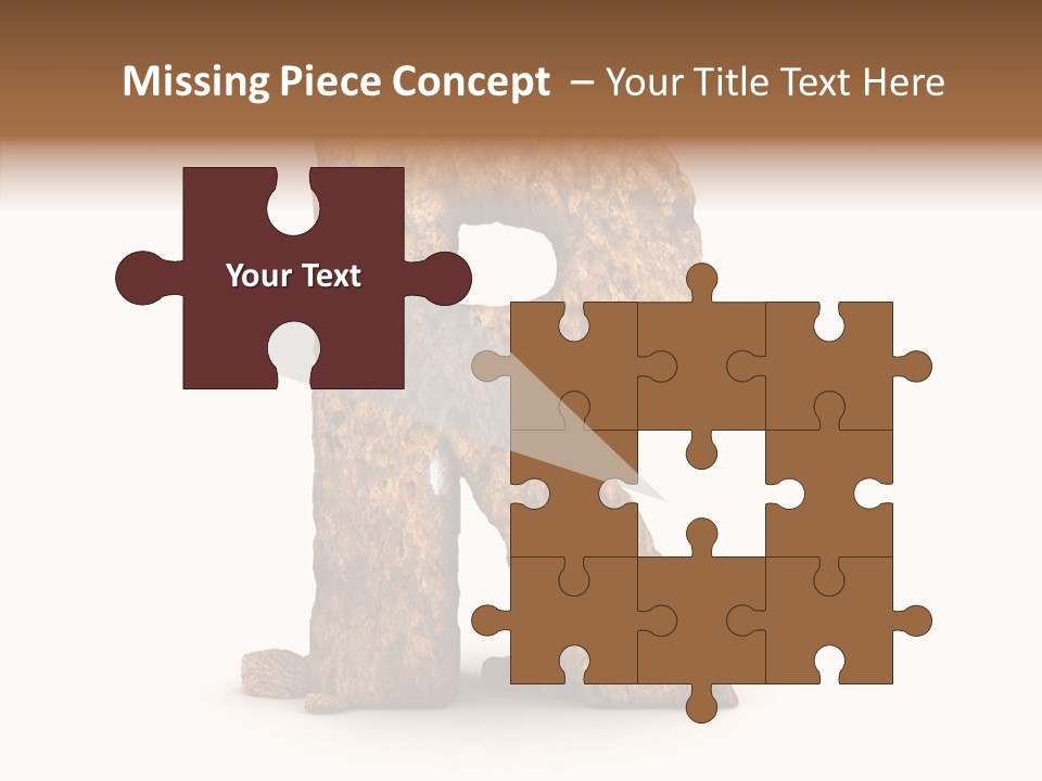 Calligraphy Sketch Mountain PowerPoint Template