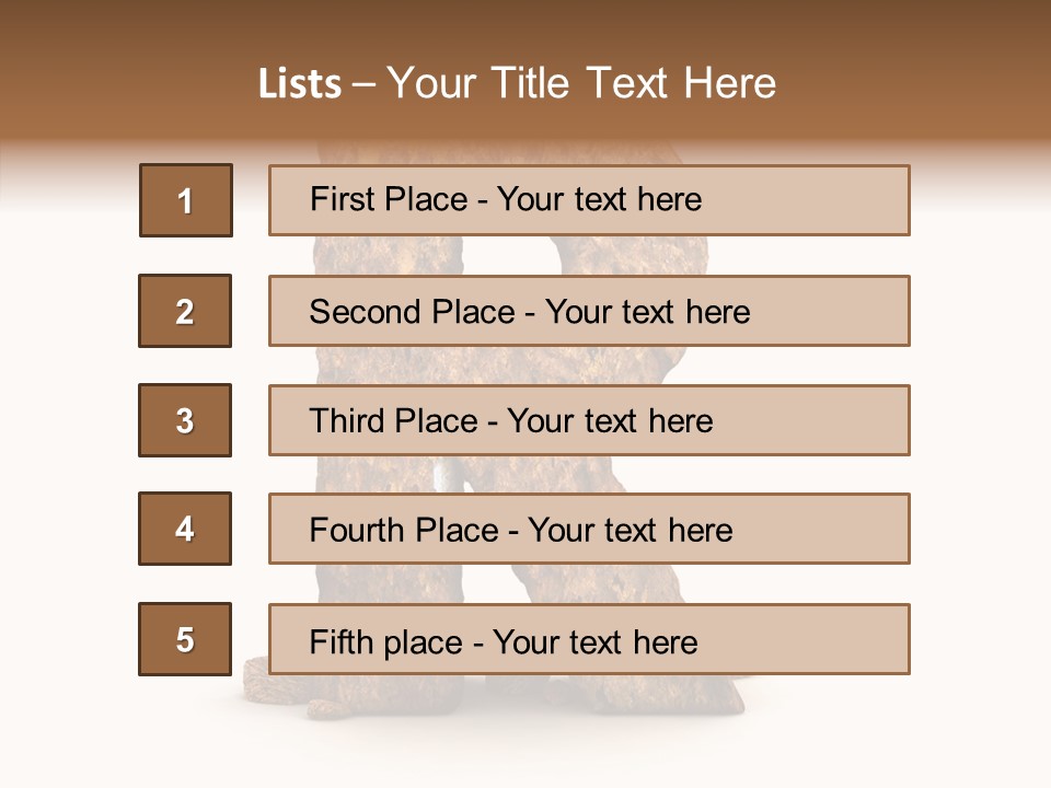 Calligraphy Sketch Mountain PowerPoint Template