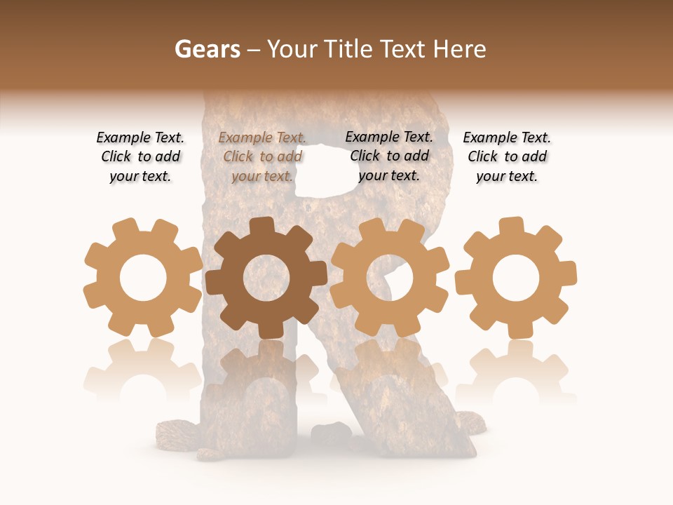 Calligraphy Sketch Mountain PowerPoint Template