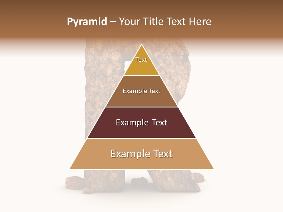 Calligraphy Sketch Mountain PowerPoint Template